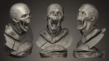 Busts of heroes and monsters (BUSTH_0335) 3D model for CNC machine